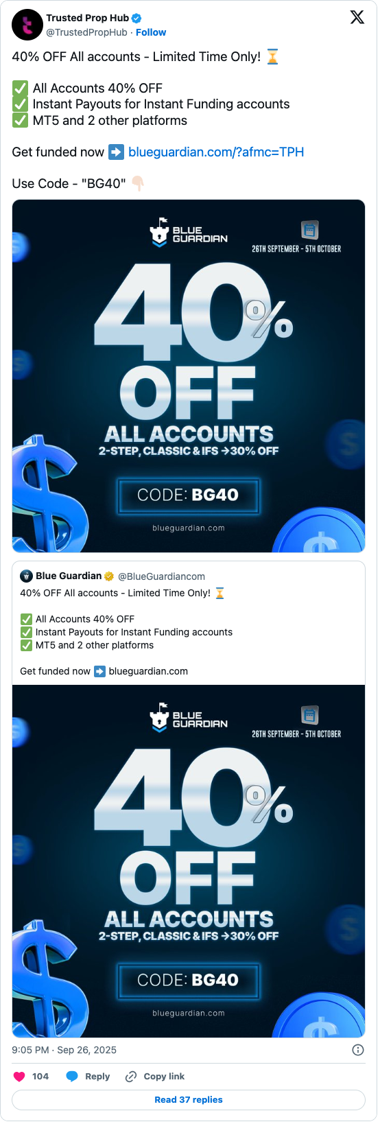 Blue Guardian TPH kampanya kodu resmi tweet kaydı